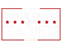 White Dudes For Harris 2024 7-Panel Snapback Hat