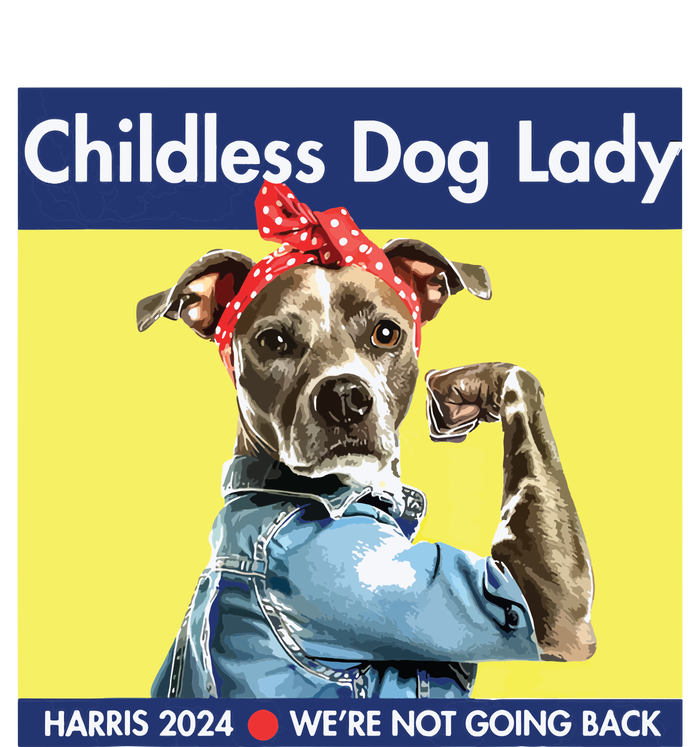 Childless Dog Lady Is Voting Kamala Election Usa 2024 Flexfit Unipanel Trucker Cap