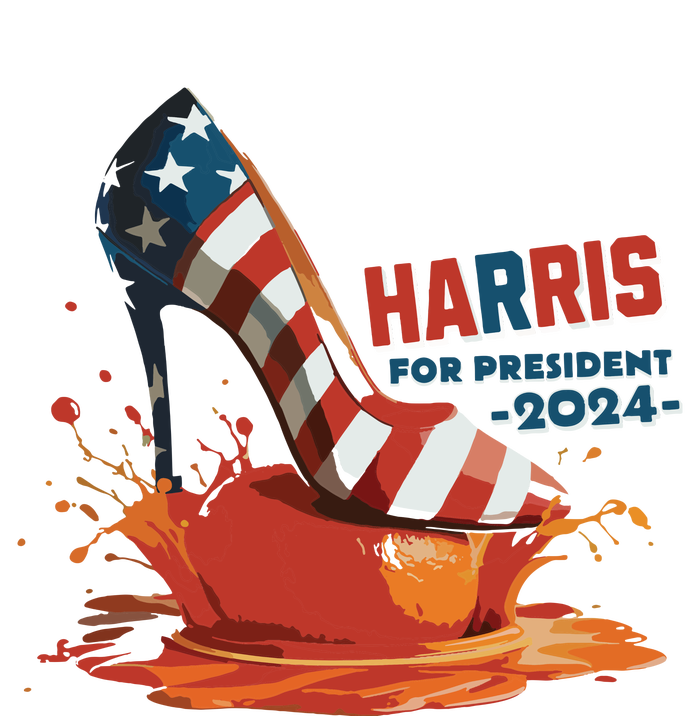 The Orange Crush Harris For President 2024 Patriotic T-Shirt