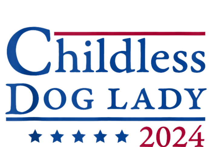 Childless Dog Lady For Madam President Kamala Harris 2024 T-Shirt