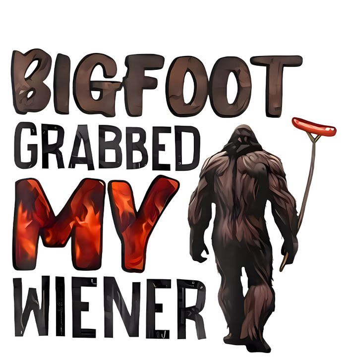 Bigfoot Grabbed My Wiener Youth Performance Sprint T-Shirt