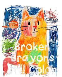 Broken Crayons Still Color Cat Teacher Women's Flannel Pajama Set