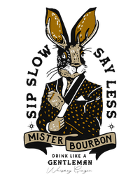 Mister Bourbon Jackalope Drink Like A Gentleman Sip Slow Kids Sweatshirt