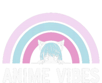 Anime Vibes Vintage Rainbow With Anime Girl Performance Sprint T-Shirt