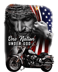 Biker Christian Motorcycles Lover One Nation Under God T-Shirt