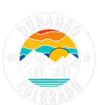 Retro 70s 80s Durango Colorado Co Full Zip Hoodie