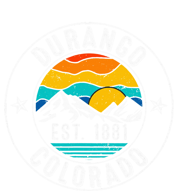 Retro 70s 80s Durango Colorado Co Full Zip Hoodie