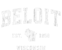 Beloit Wisconsin Wi Vintage Athletic Sports Design High Crown Mesh Back Trucker Hat