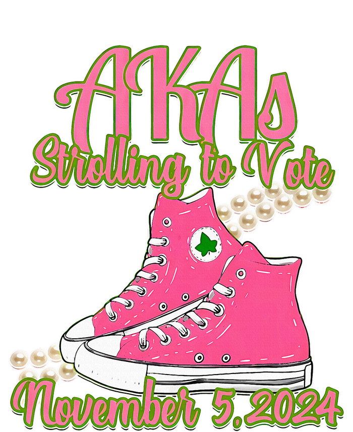 Akas Strolling To Vote November 5 2024 Chucks And Pearls PosiCharge Competitor Tank