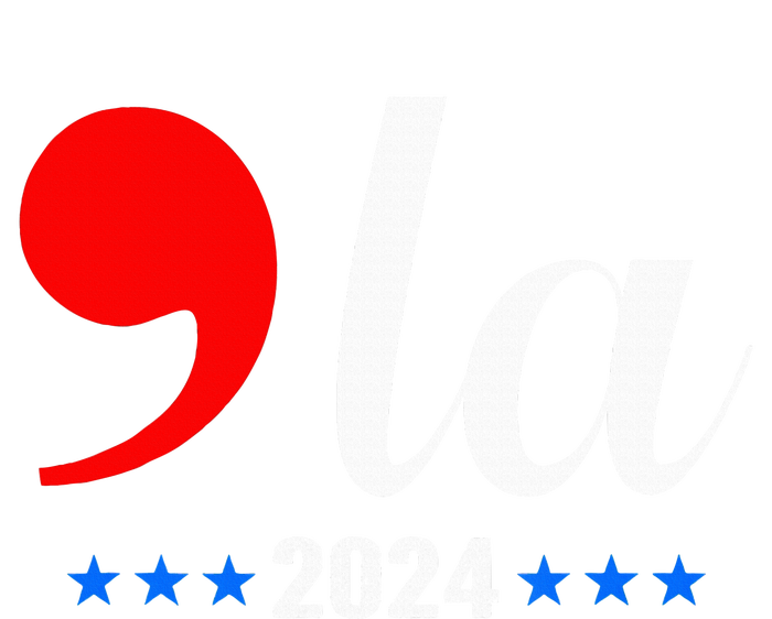 Comma + La Kamala Harris For President 2024 T-Shirt