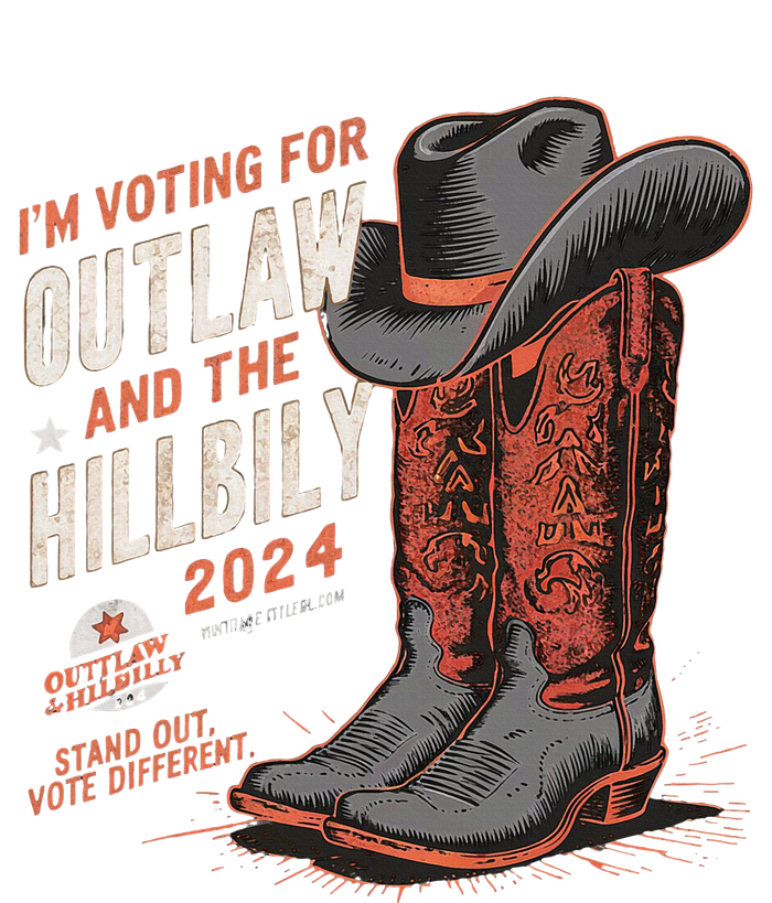 IM Voting For The Outlaw And The Hillbilly 2024 Retro T-Shirt