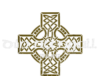 Dun Na Ngall Donegal Ireland Vintage Celtic Cross T-Shirt