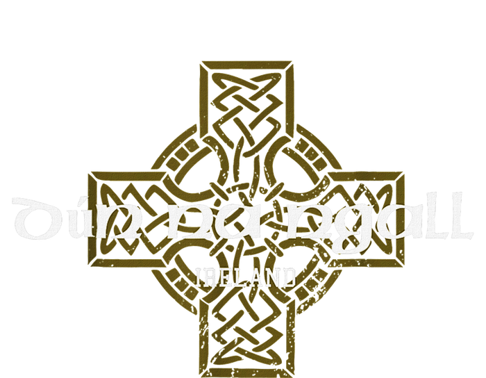 Dun Na Ngall Donegal Ireland Vintage Celtic Cross T-Shirt