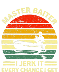 Master Baiter I Jerk It Every Chance I Get Vintage Fisherman 16 in Basic Backpack