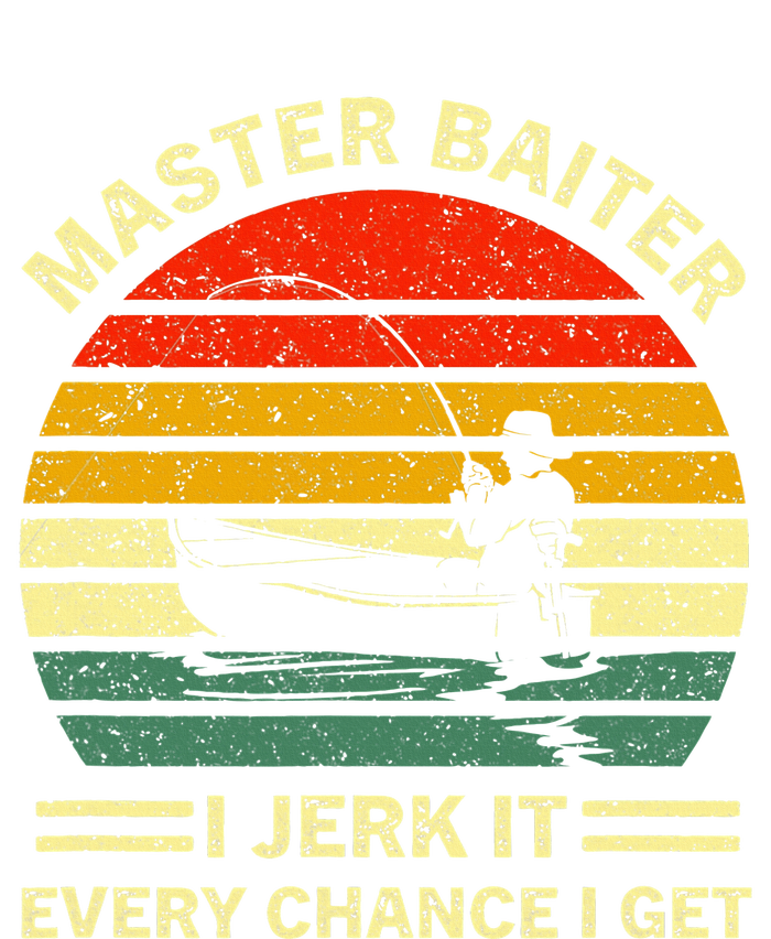 Master Baiter I Jerk It Every Chance I Get Vintage Fisherman 16 in Basic Backpack