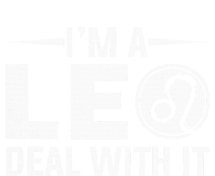 IM A Leo Deal With It Astrology Birthday Zodiac Softstyle Adult Sport Polo