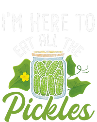 IM Here To Eat All The Pickles Pickle Cucumber Vegetarian Hooded Wearable Blanket