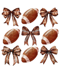 Cheer Coquette Football Bow Football For Women Girl Gift T-Shirt