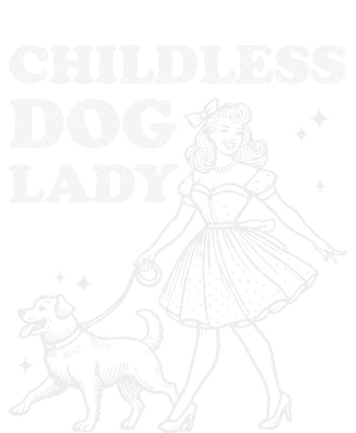 Childless Dog Lady Funny Pet Cat Vote 2024 Ladies Is Voting Gift T-Shirt