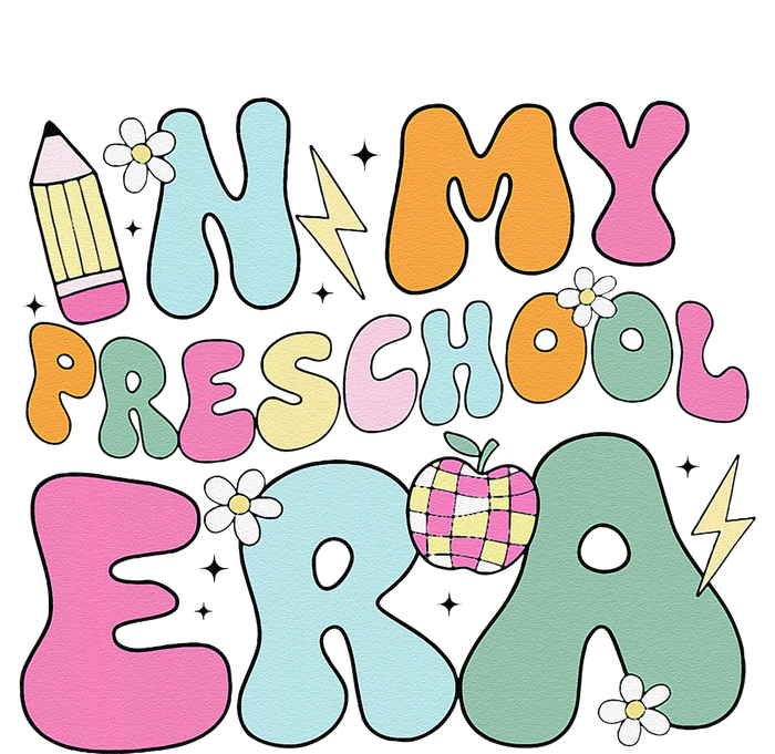 In My Preschool Era Cute Groovy Back To School Teachers Gift T-Shirt