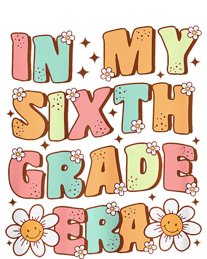 In My Sixth Grade Era Cute Groovy 6th Grade Back To School Gift Full Zip Hoodie