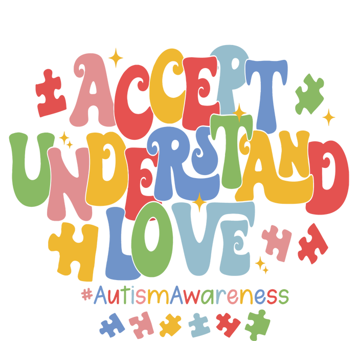 Accept Understand Love Autism Awareness T-Shirt