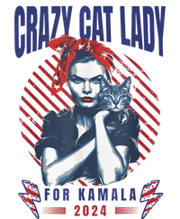 Crazy Cat Lady For Kamala 2024 T-Shirt