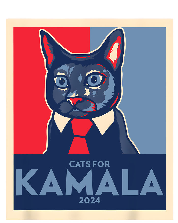 Politically Purrfect Cats For Kamala 2024 President T-Shirt