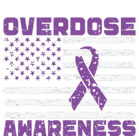 Overdose Awareness Purple Ribbon Drug Addiction Women's Racerback Tank