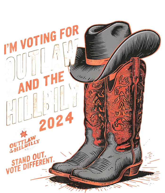 Im Voting For The Outlaw And The Hillbilly 2024 Retro Wool Snapback Cap