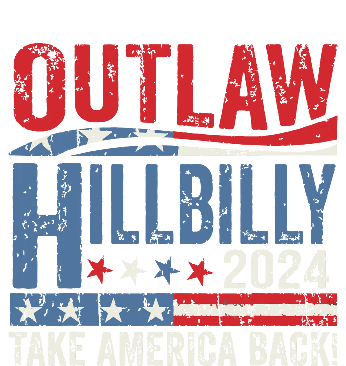 Vintage Elections Outlaw Hillbilly Us Flag Cooling Performance Long Sleeve Crew