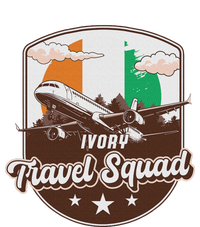 Ivory Travel Squad Adventure Airplane Travel Ivory Coast T-Shirt