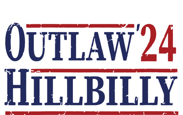 Trump Vance 2024 Outlaw Hillbilly Us Flag Vintage Women's T-Shirt