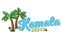 Kamala Harris Coconut Tree 2024 Democrat For President V-Neck T-Shirt