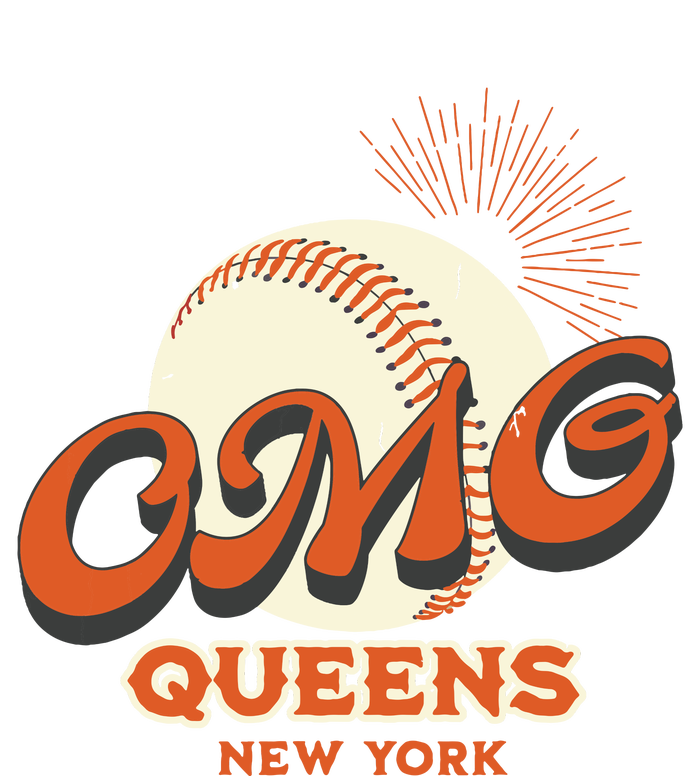 Omg Baseball Queens New York T-Shirt