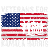 Veterans For Kamala Harris 2024 Election Usa Flag Military Full-Length Apron With Pockets