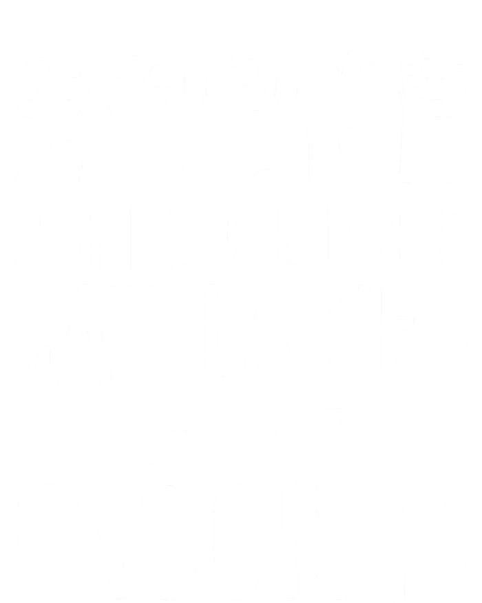 Childless Cat Ladies Against Fascism Proud Childless Cat Ladies Against Fascism T-Shirt