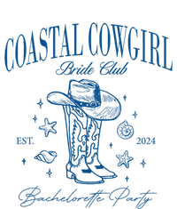 Coastal Cowgirl Bride Club Beach Bachelorette Party 2024 Womens Cotton Relaxed Long Sleeve T-Shirt