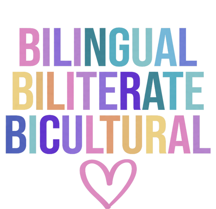 Bilingual Biliterate Bicultural Dual Language Immersion Women's Perfect Tri Rocker Tank