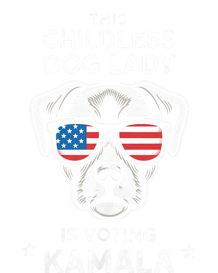 This Childless Dog Lady Is Voting Kamala Harris 2024 Kids Tie-Dye T-Shirt