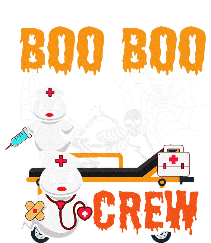 Boo Crew Nurse Halloween Ghost Skeleton Nurses Rn T-Shirt