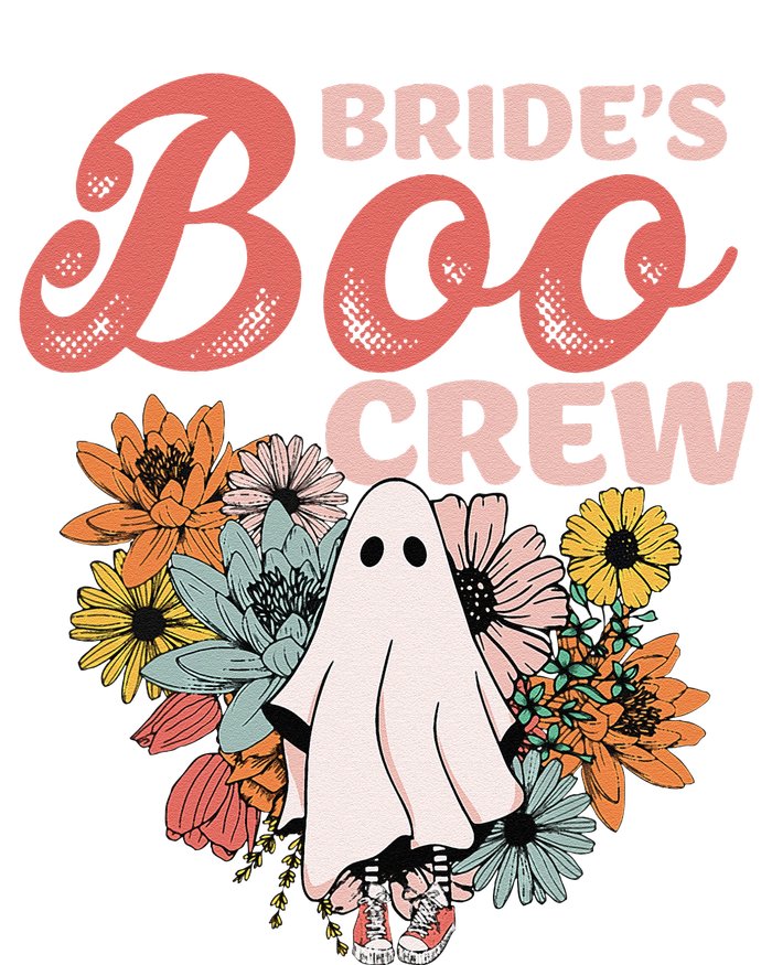 BrideS Boo Crew Floral Ghost Wedding Bachelorette Halloween Women's T-Shirt