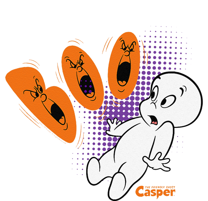 Casper The Friendly Ghost Halloween Boo Kids Tie-Dye T-Shirt