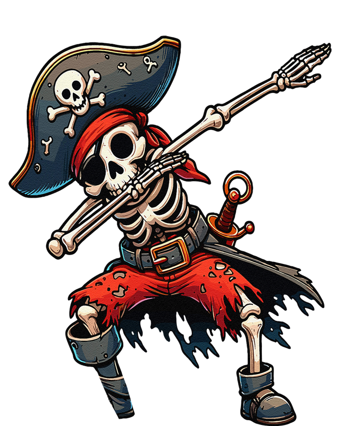 Dabbing Skeleton Pirate T-Shirt