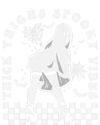 Funny Halloween Ghost Thick Thighs Spooky Vibes Workout Gym Tall Hoodie