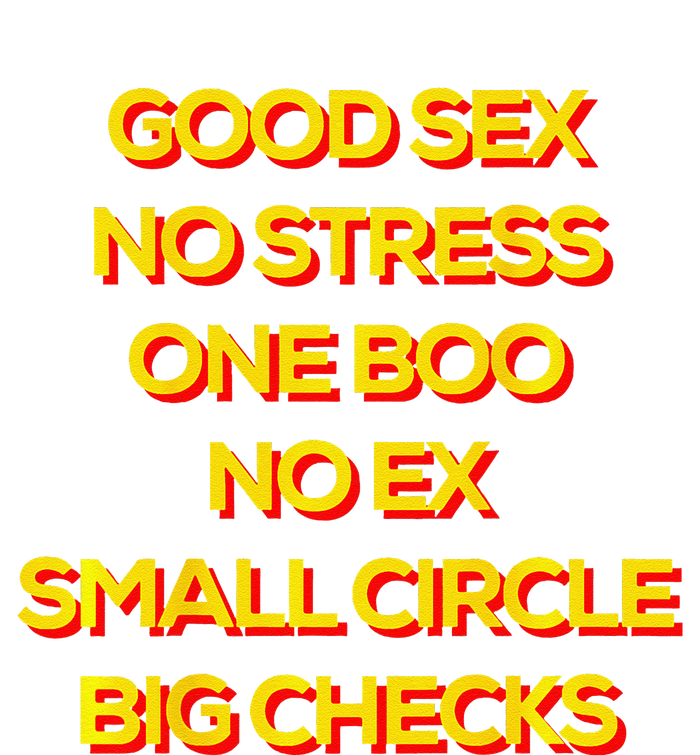 Good Sex No Stress One Boo No Ex Small Circle Big Checks Women's Perfect Tri Tunic Long Sleeve Shirt