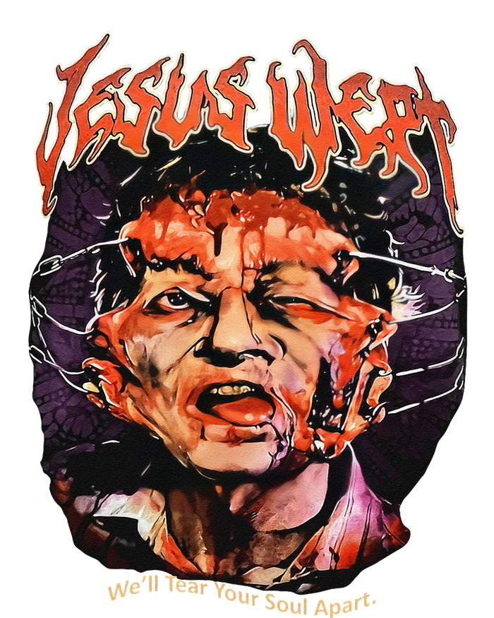 Jesus Wept Creepy Horror Halloween T-Shirt