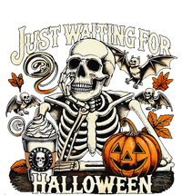 Just Waiting For Halloween Skeleton Summerween Softstyle Adult Sport Polo