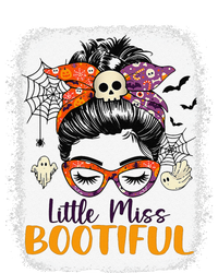 Messy Bun Little Miss Bootiful Boo Halloween T-Shirt