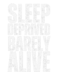 Retro Sleep Deprived Barely Alive Funny Halloween Women's Pullover Hoodie